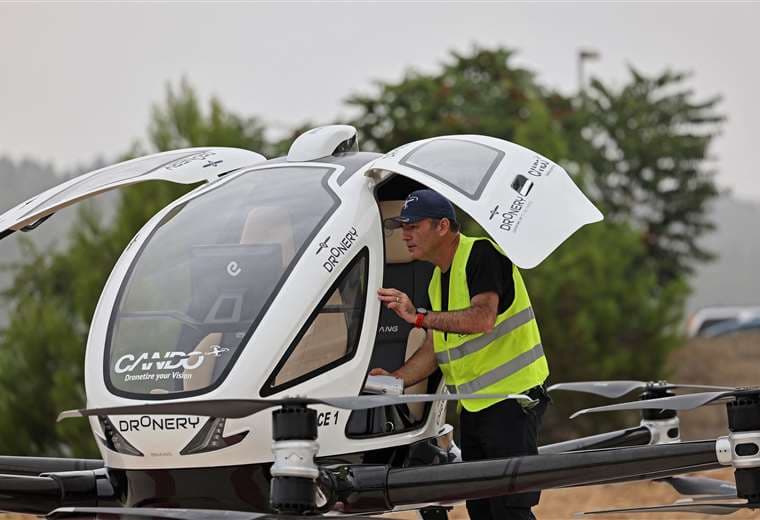 Israel prueba un taxi-dron sobre Jerusalén para luchar contra las presas