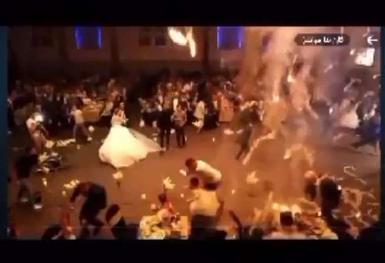 Video: Al menos 100 muertos por incendio durante boda en Irak
