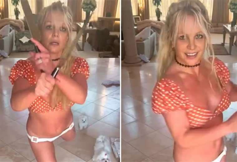 Britney Spears baila con cuchillos y preocupa a sus 'fans'