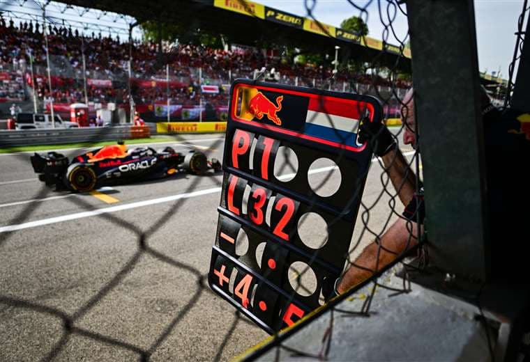 Un Verstappen de récord conquista Italia, Pérez y Sainz completan el podio