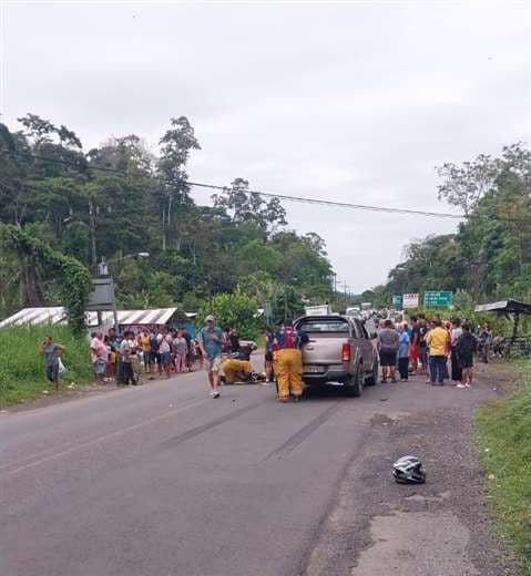 Mujer capturada por chocar y matar a dos motociclistas en Talamanca