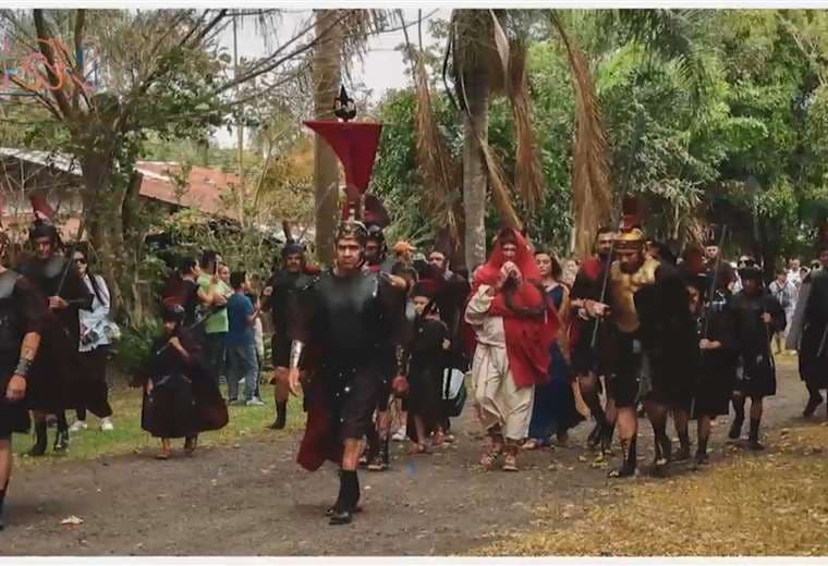 La Guácima fue una de las primeras comunidades con procesiones religiosas en vivo