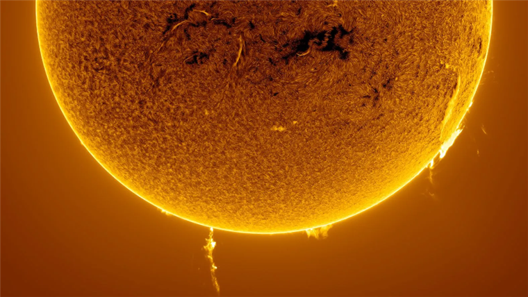 Impresionantes imágenes del Sol tomadas por astrofotógrafo aficionado argentino