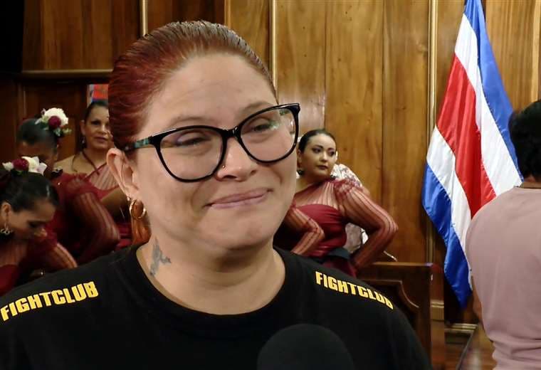 Daniela Cubillo, esposa de Medallita Jiménez: “No hay palabras para decir lo que siento”