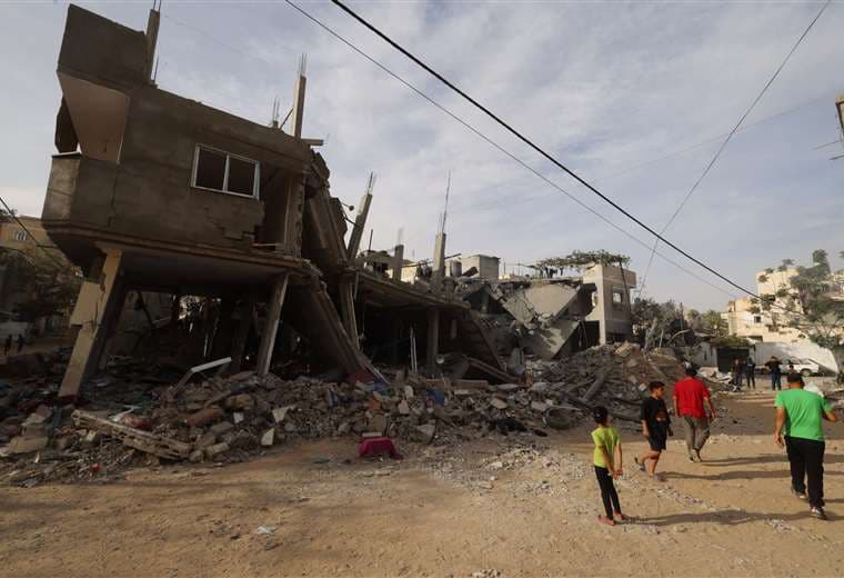 Bombardeos israelíes y combates con Hamás en la Franja de Gaza