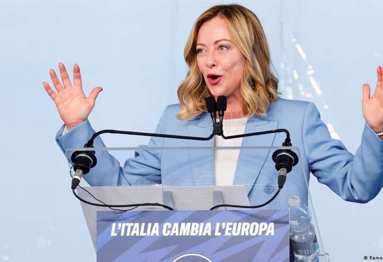 Giorgia Meloni, primera ministra de Italia, anuncia su candidatura a las elecciones europeas