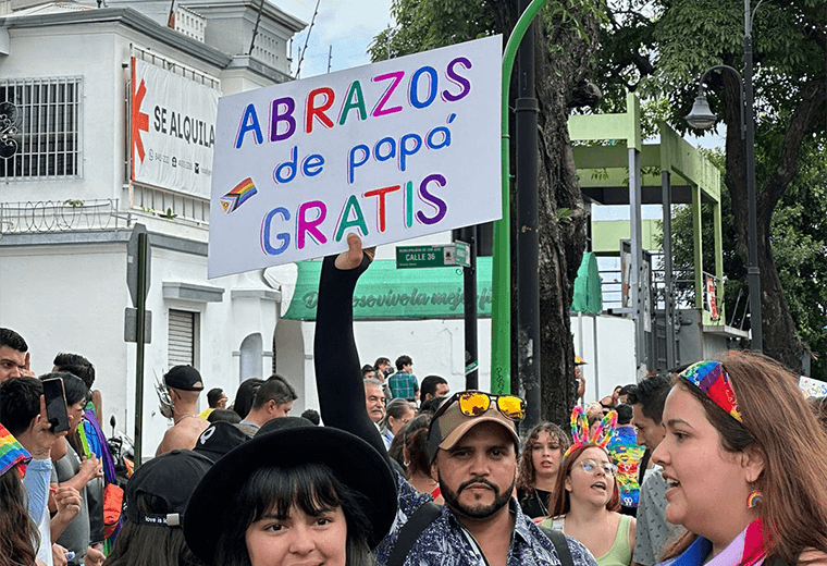 Marcha de la Diversidad 2024, fotografias compartidas por la periodista Nayuribe Vargas