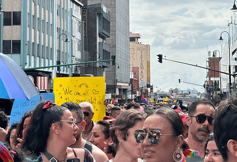 Marcha de la Diversidad 2024, fotografias compartidas por la periodista Nayuribe Vargas