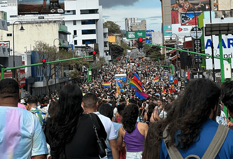 Marcha de la Diversidad 2024, fotografias compartidas por la periodista Nayuribe Vargas