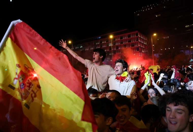 Celebraciones en Madrid. AFP