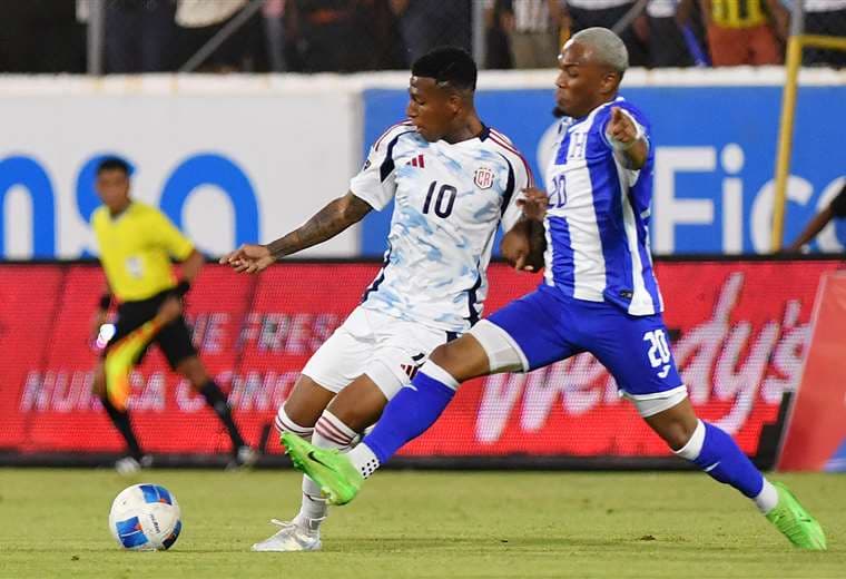 Honduras-Costa Rica./Crédito: AFP