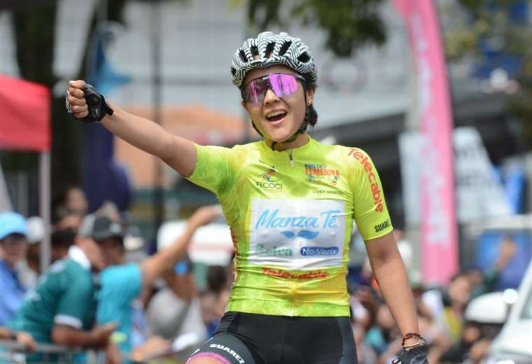 Camila Valbuena se coronó en la Vuelta Femenina/Crédito: Fecoci