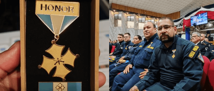 Policías que auxiliaron a bebé en botadero reciben medalla al alto valor y entrega