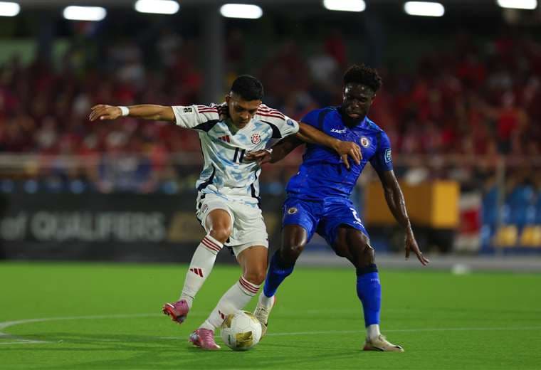 Haití vs. Costa Rica. Foto: Fedefútbol