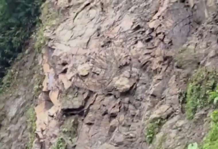 Enorme piedra impide abrir paso por Ruta 32: “Es una situación atípica”