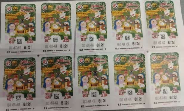 Entero ganador sorteo de consolación