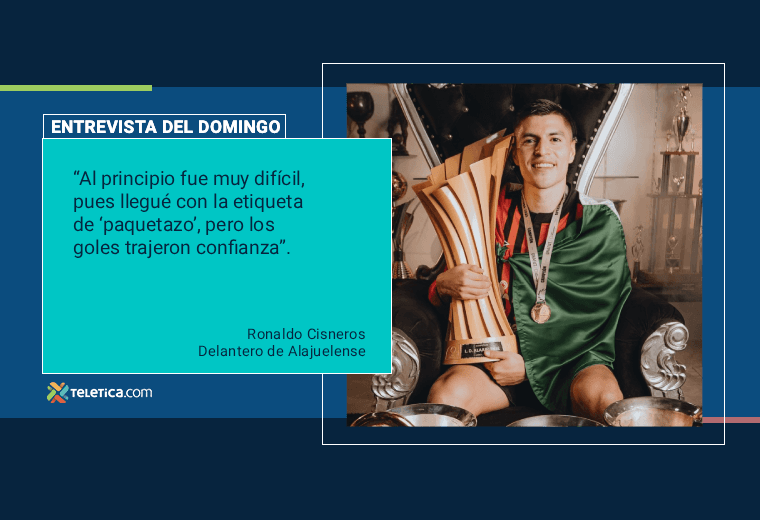 Ronaldo Cisneros: "Soy feliz acá y espero quedarme mucho tiempo"