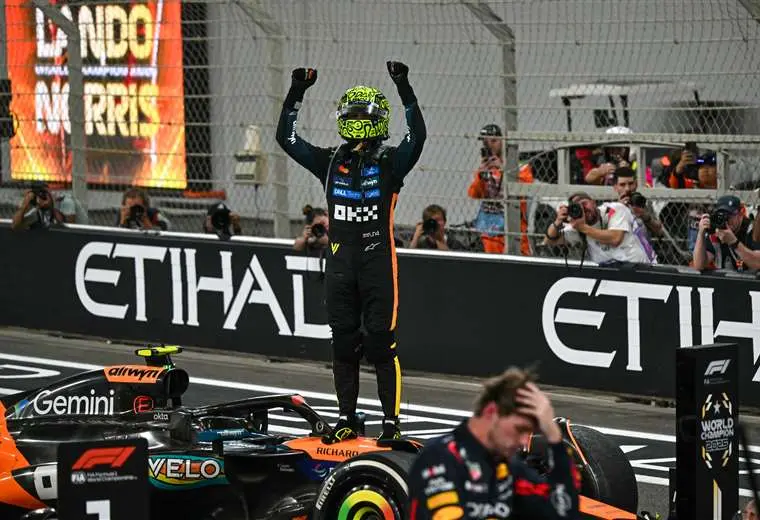 Lando Norris, campeón Fórmula 1/AFP