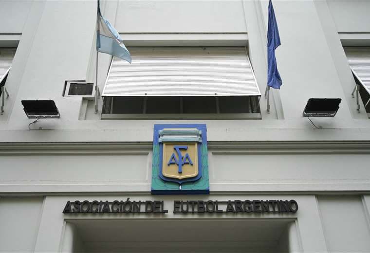 Asociación del Fútbol Argentino. AFP