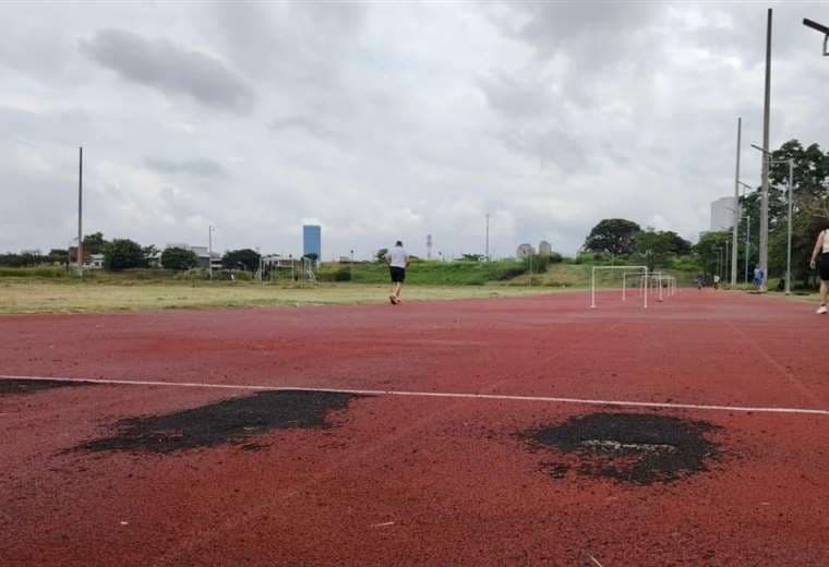 Pista de atletismo en Hatillo. Foto: Walter Mora
