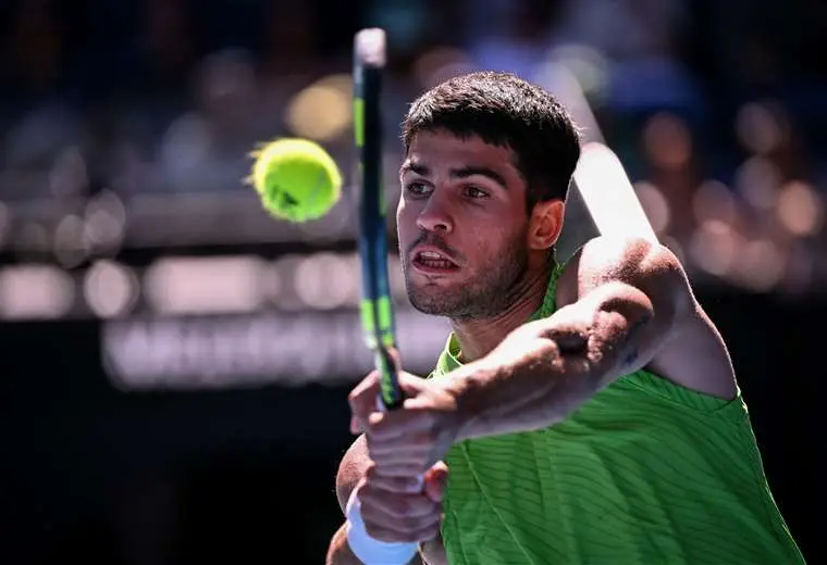 Carlos Alcaraz, Abierto de Australia/AFP