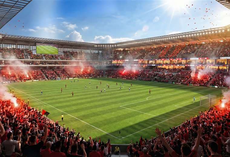 Nuevo estadio de Alajuelense. Foto: Cortesía