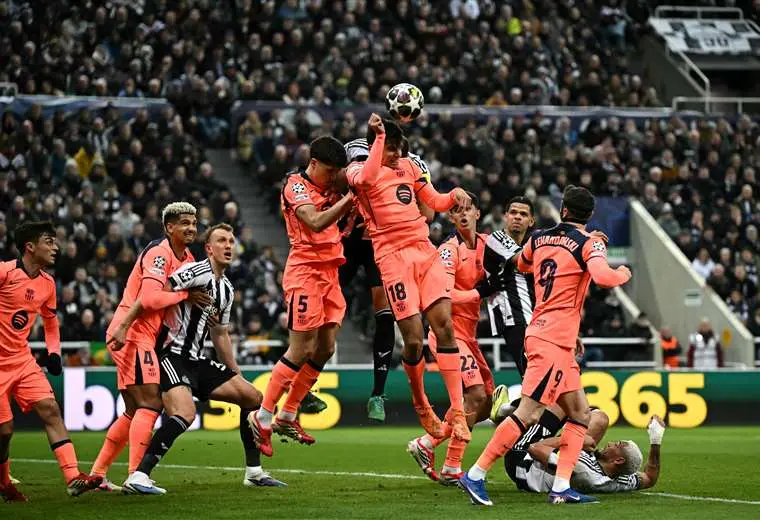 Newcastle ante Barcelona/AFP