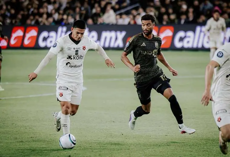 Alejandro Bran, Alajuelense ante LAFC/Prensa LDA