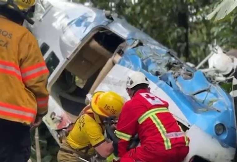 Testigo de accidente aéreo en San Carlos: “Iba dando la vuelta, pero no aguantó”