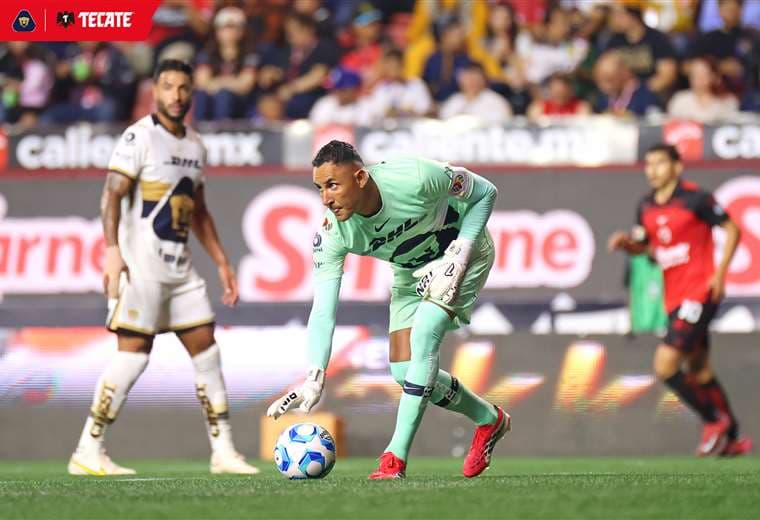 Keylor Navas. Foto: Prensa Pumas