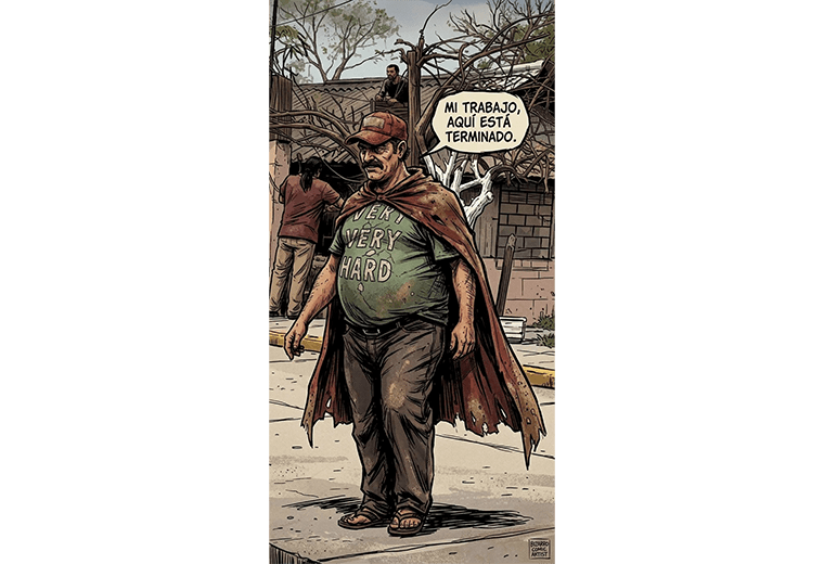 Al mejor estilo del viejo oeste: detienen a ladrón usando lazo de vaquero