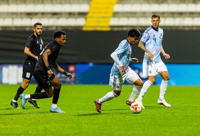 Costa Rica vs. Jordania. Foto: Prensa FCRF