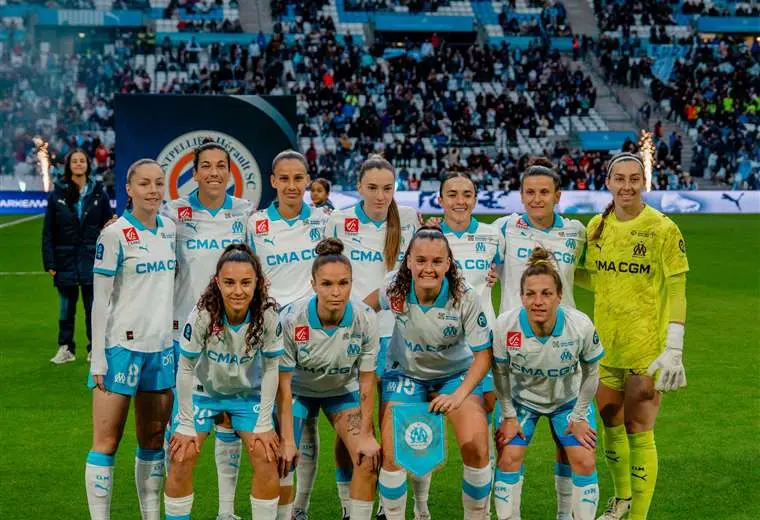 Melissa Herrera con el Olympique. Foto: Les Marseillaises