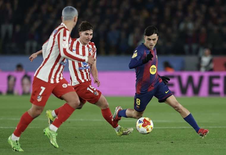 Barcelona ante Atlético de Madrid/AFP