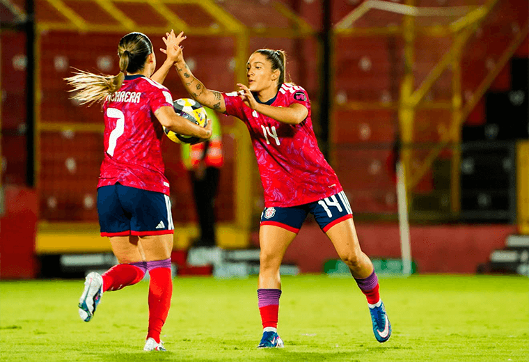 Sele Femenina ante Islas Caimán/Crédito: Juan Manuel Quirós