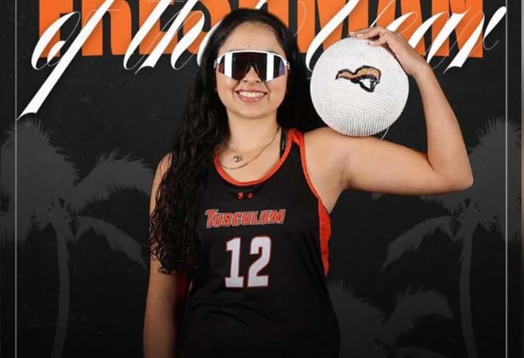 Sofía Vega nombrada Novata del Año en la NCAA. Foto: Cortesía