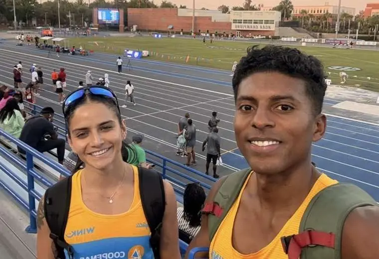 Gerald Drummond y Daniela Rojas. Foto: Coopenae