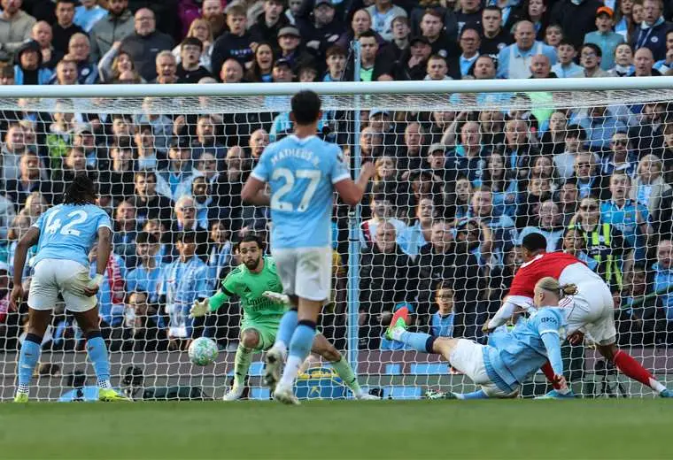 Manchester City vs. Arsenal. AFP