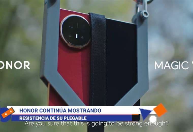HONOR pone a prueba la resistencia de su nuevo plegable Magic V6