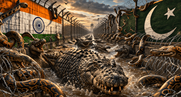 India busca frenar migración ilegal usando a reptiles como guardianes