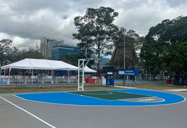 Canchas de baloncesto en La Sabana/Crédito: Daniel Jiménez