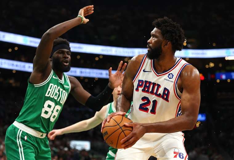 Joel Embiid, los Philadelphia 76ers/AFP