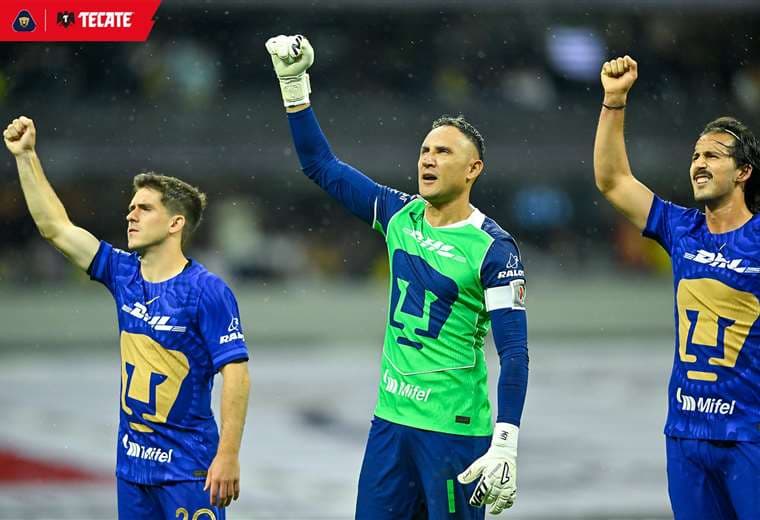 Keylor Navas en Pumas. Foto: Pumas