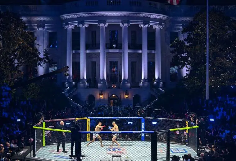 Inédita velada de la UFC en la Casa Blanca/AFP