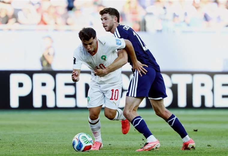 Marruecos vs. Escocia. AFP
