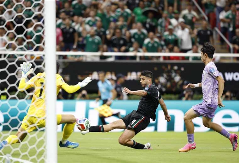 México vs. Corea del Sur. AFP