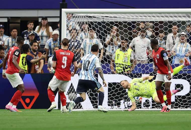 Gol 17 de Messi en Mundiales/AFP
