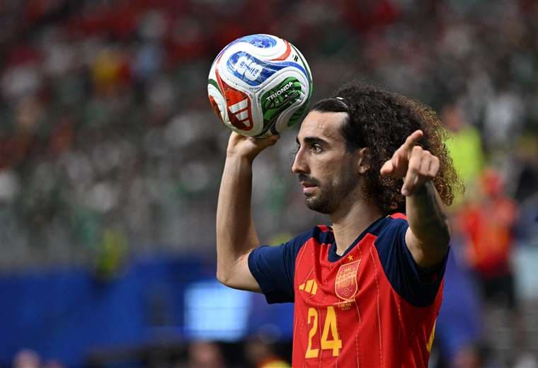 Marc Cucurella, selección de España/AFP