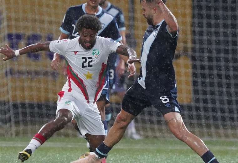 Surinam vs. Guatemala. Foto: Federación de Fútbol de Guatemala.
