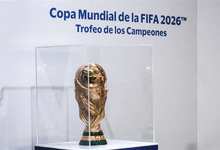 Trofeo de la Copa Mundial de la FIFA. AFP